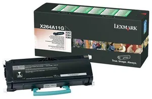 Lexmark oryginalny toner X264A11G, black, 3500s, return, Lexmark X264, X363, X364, O